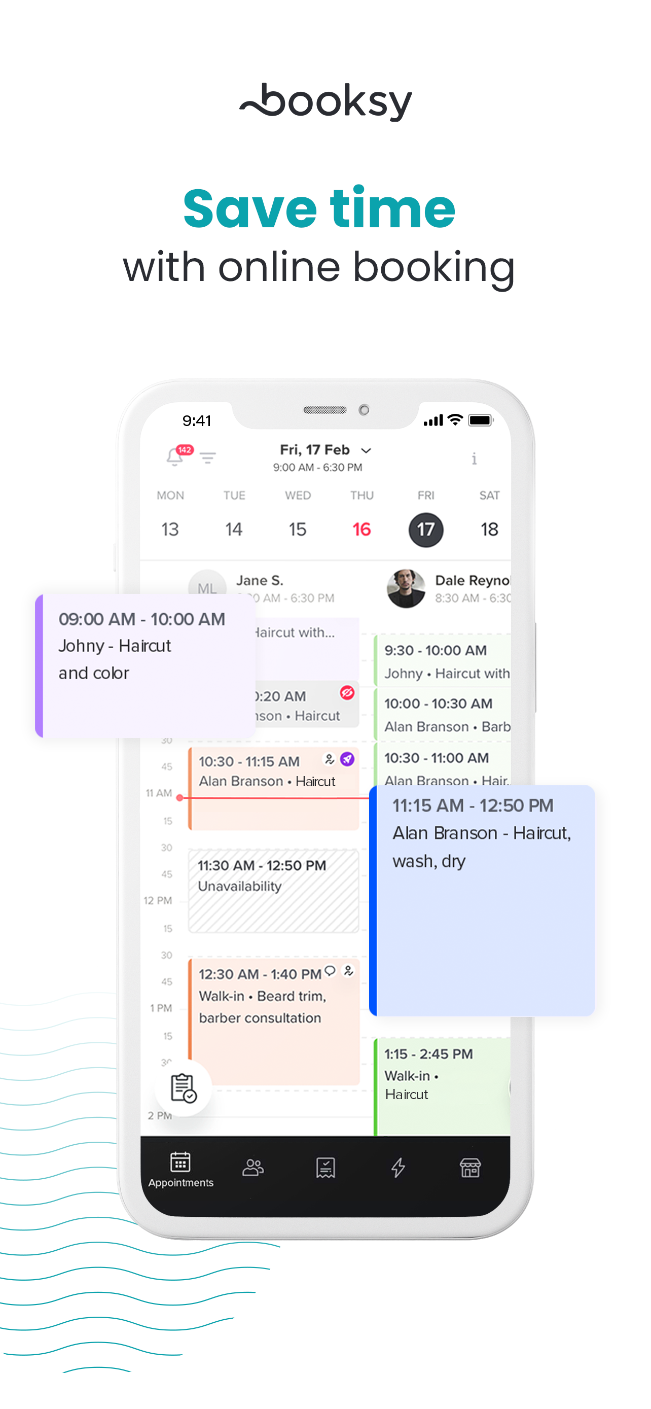 Booksy screenshot & Video