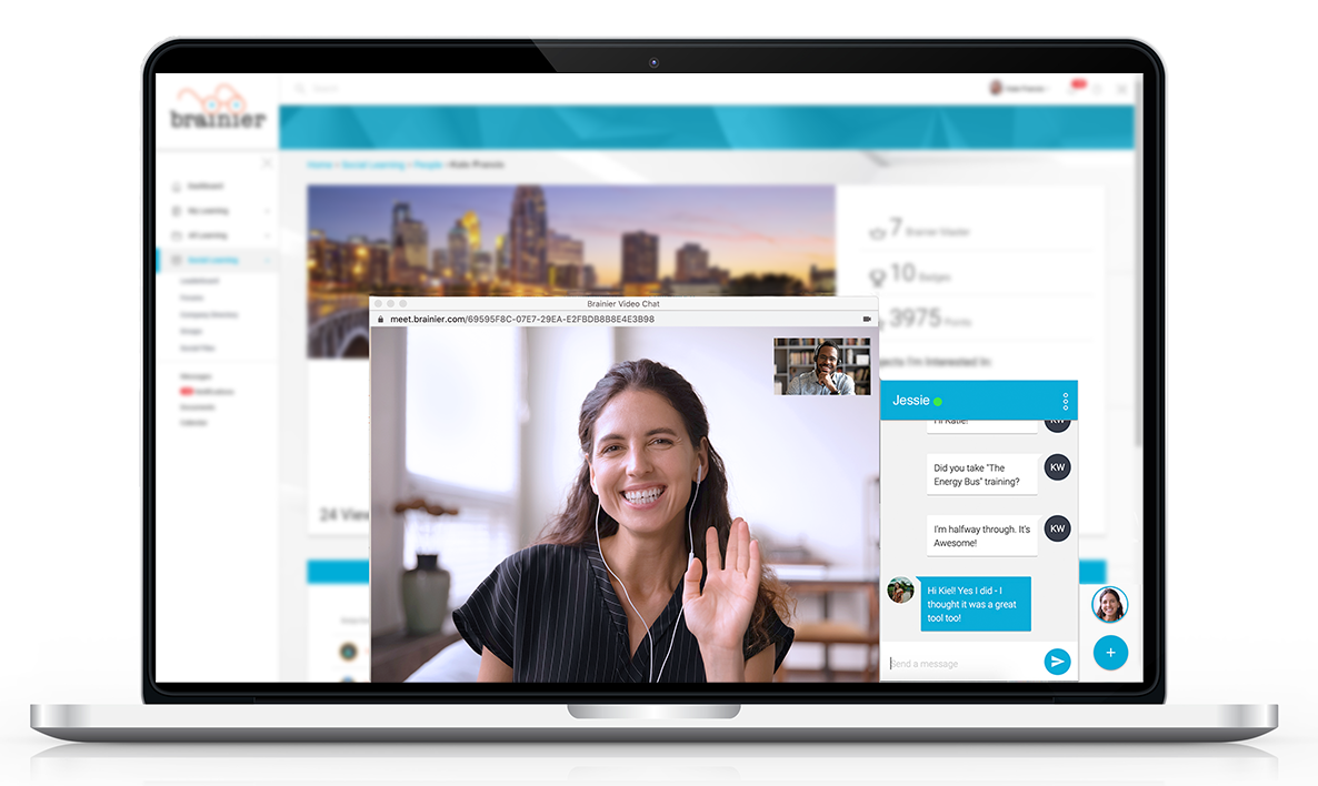 Brainier LMS Screenshot