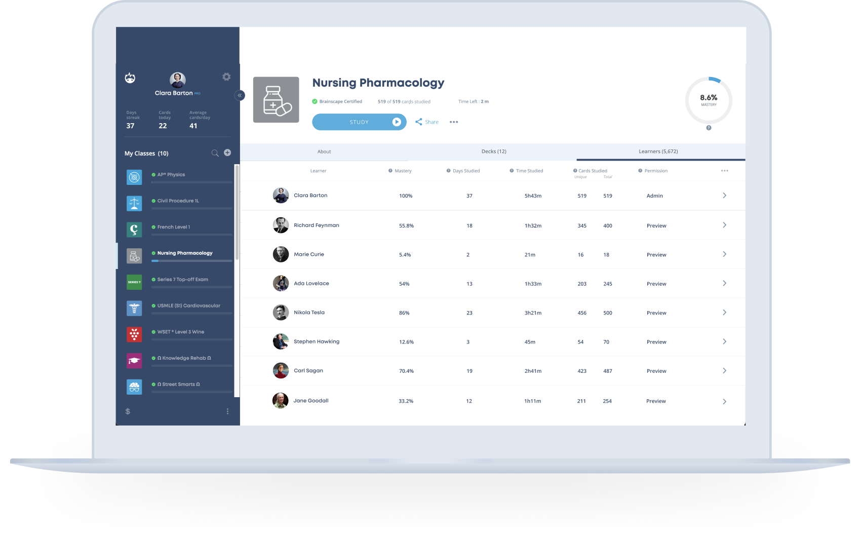 Brainscape Screenshot