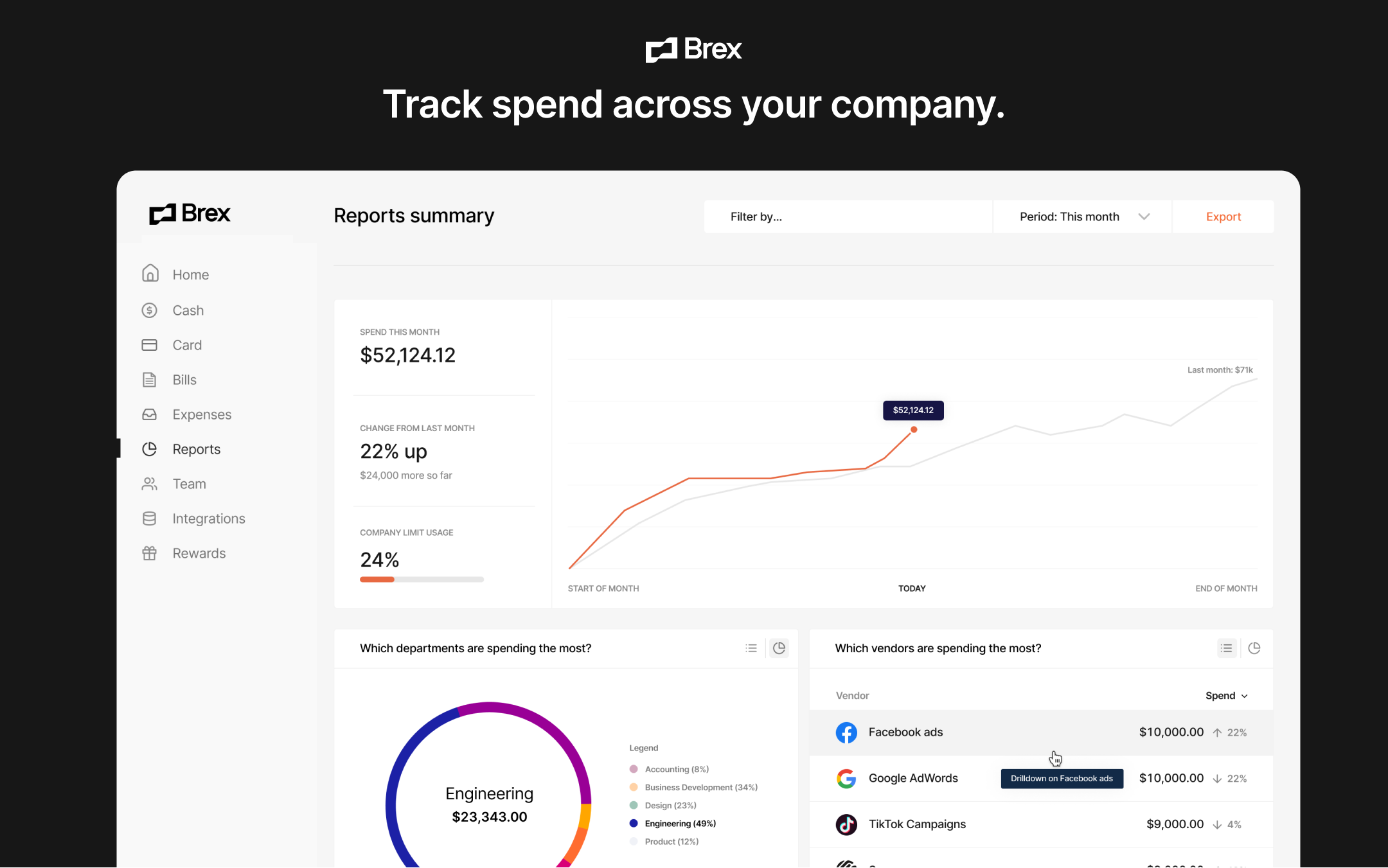Brex Screenshot