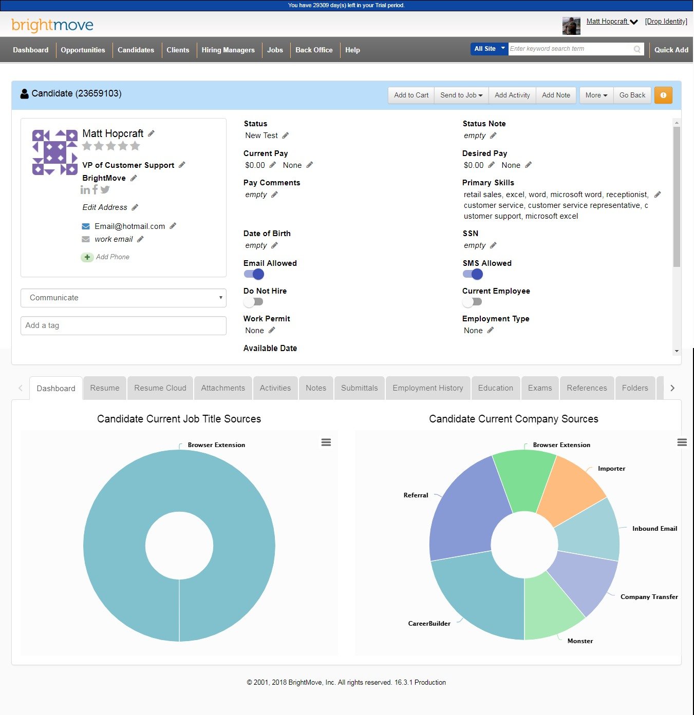 BrightMove Screenshot