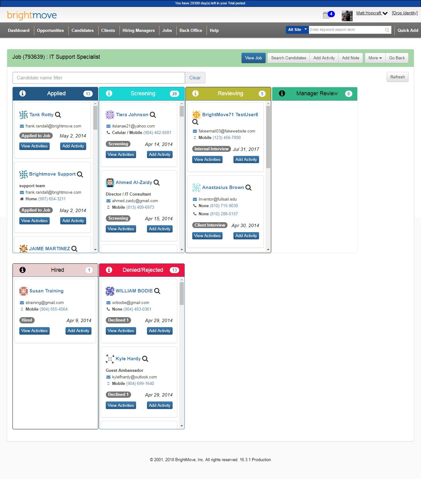 BrightMove Screenshot