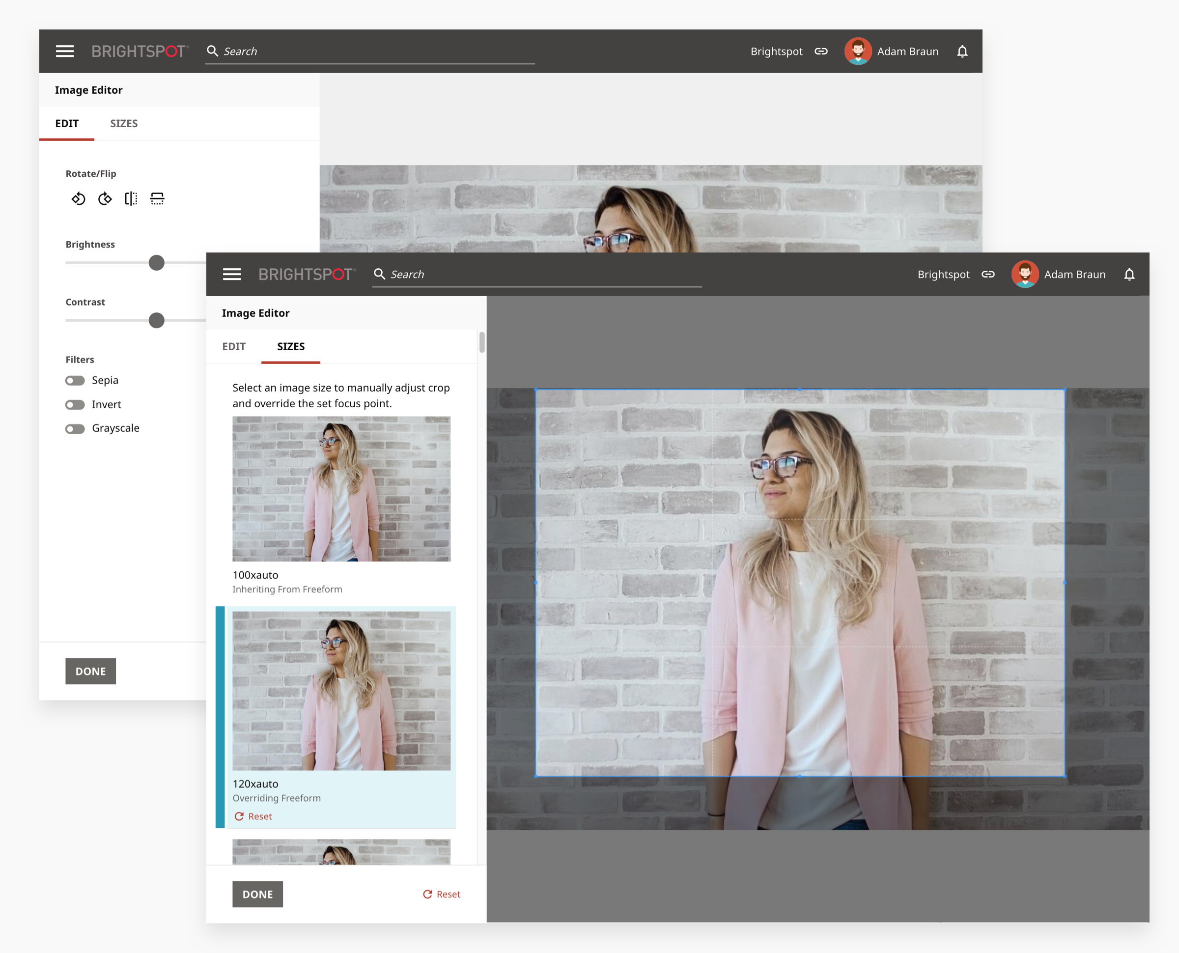 Brightspot Screenshot