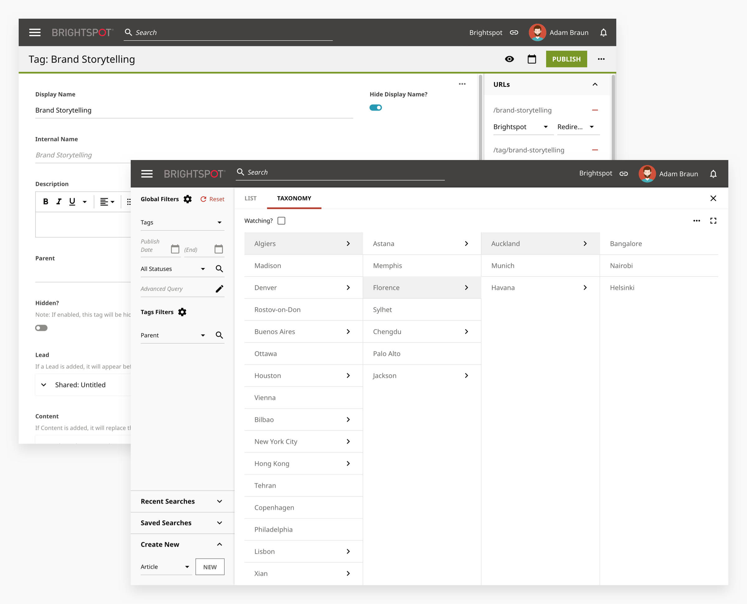 Brightspot Screenshot