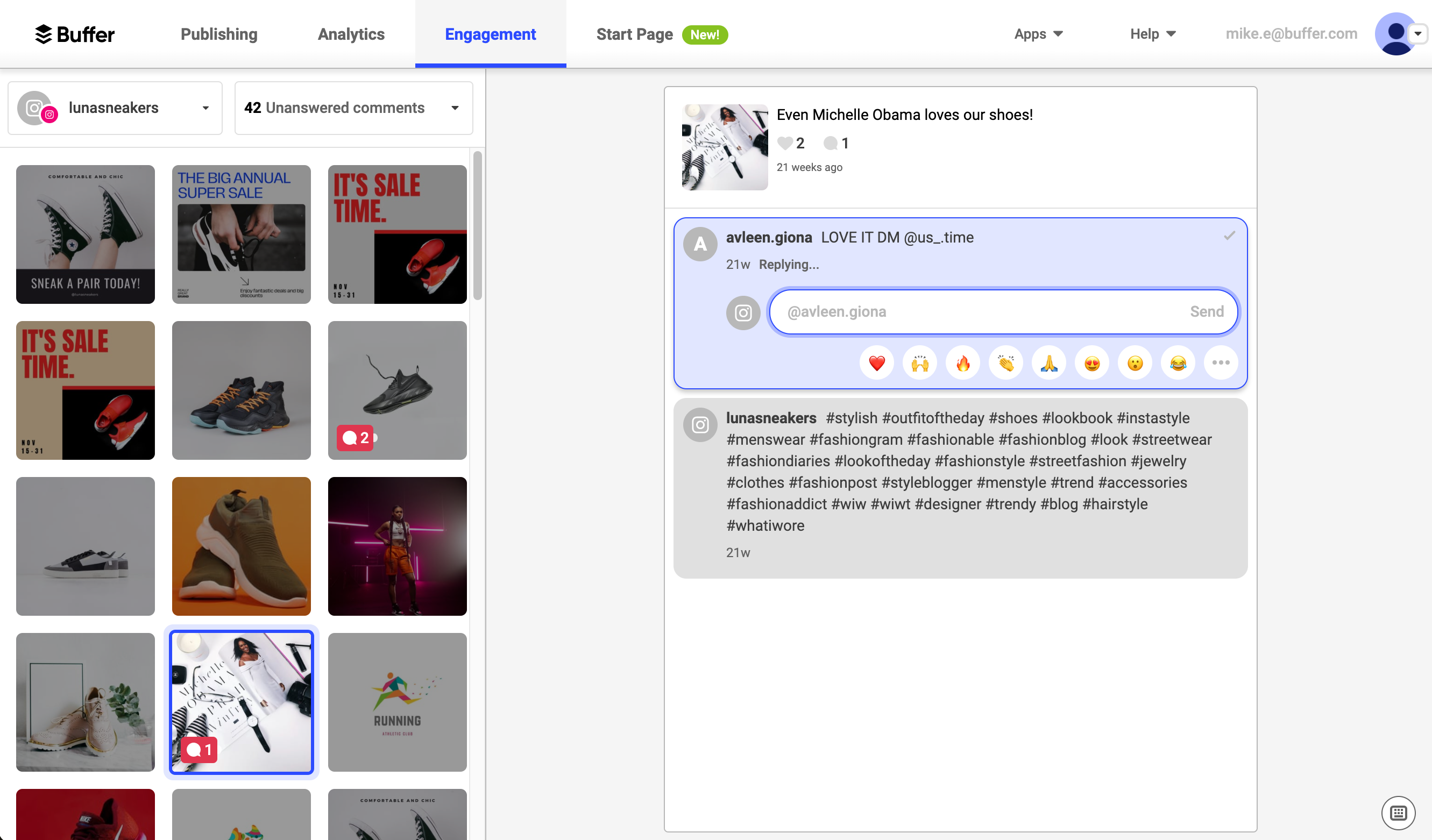 Buffer screenshot & Video
