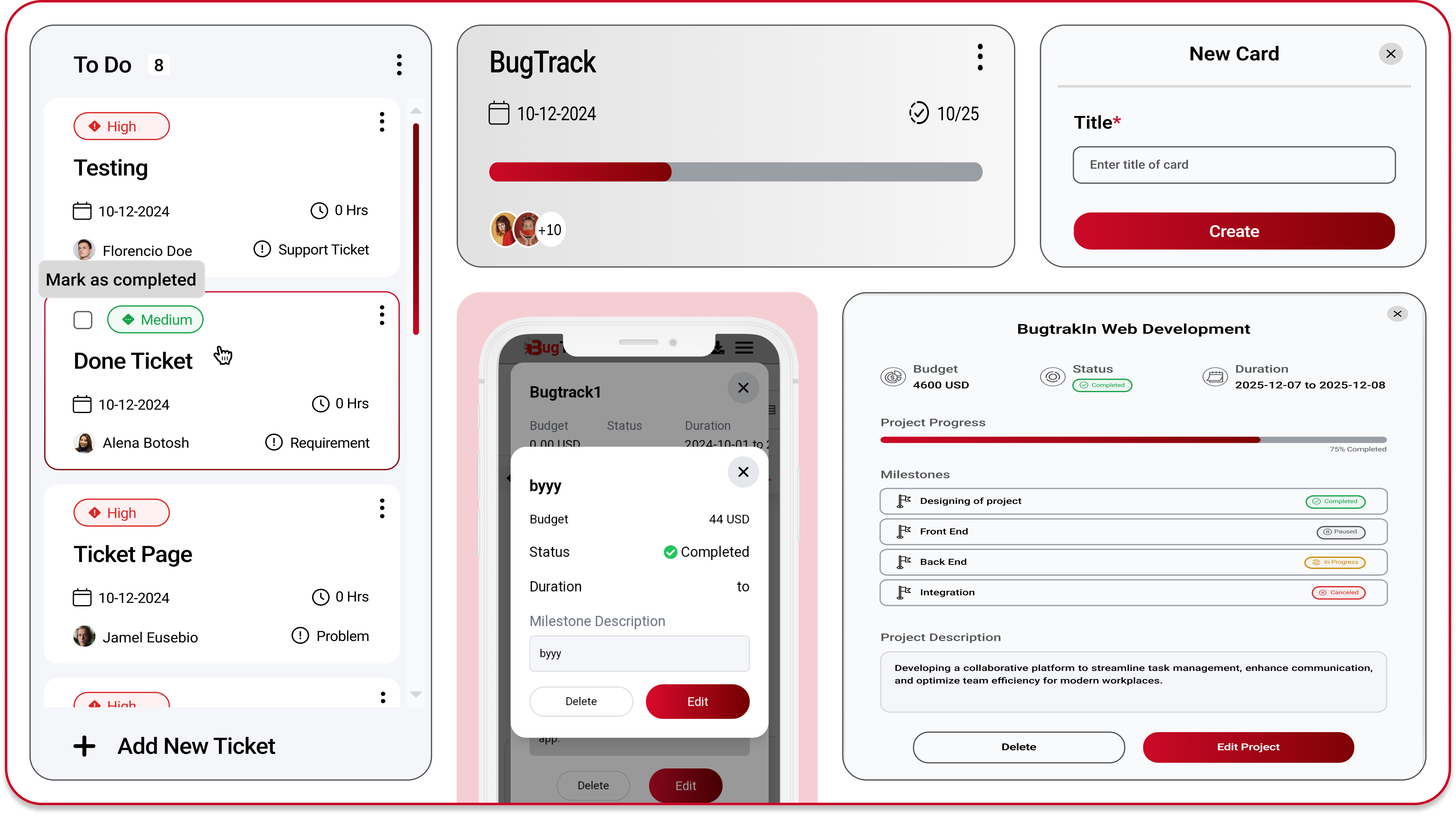 Bug Trackin Screenshot