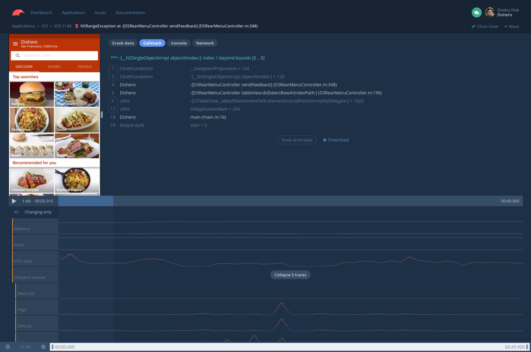 Bugsee Screenshot