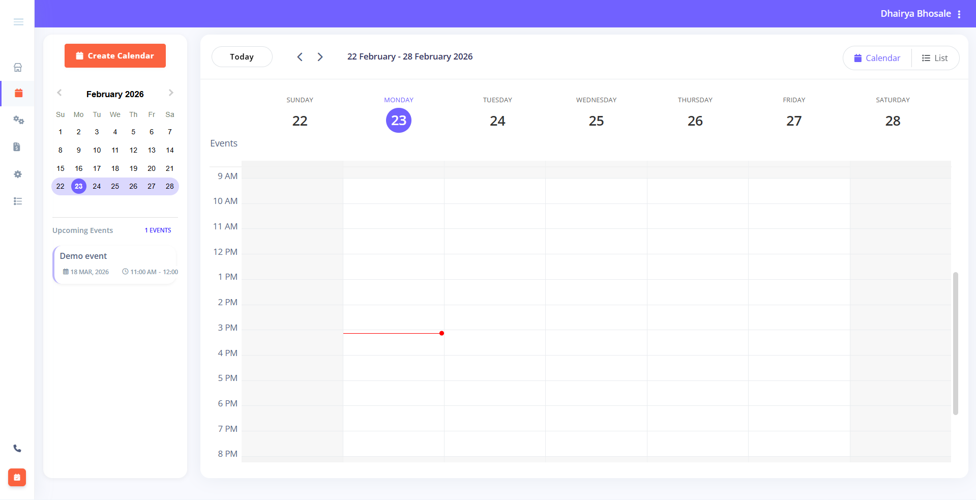 BulkCalendar Screenshot