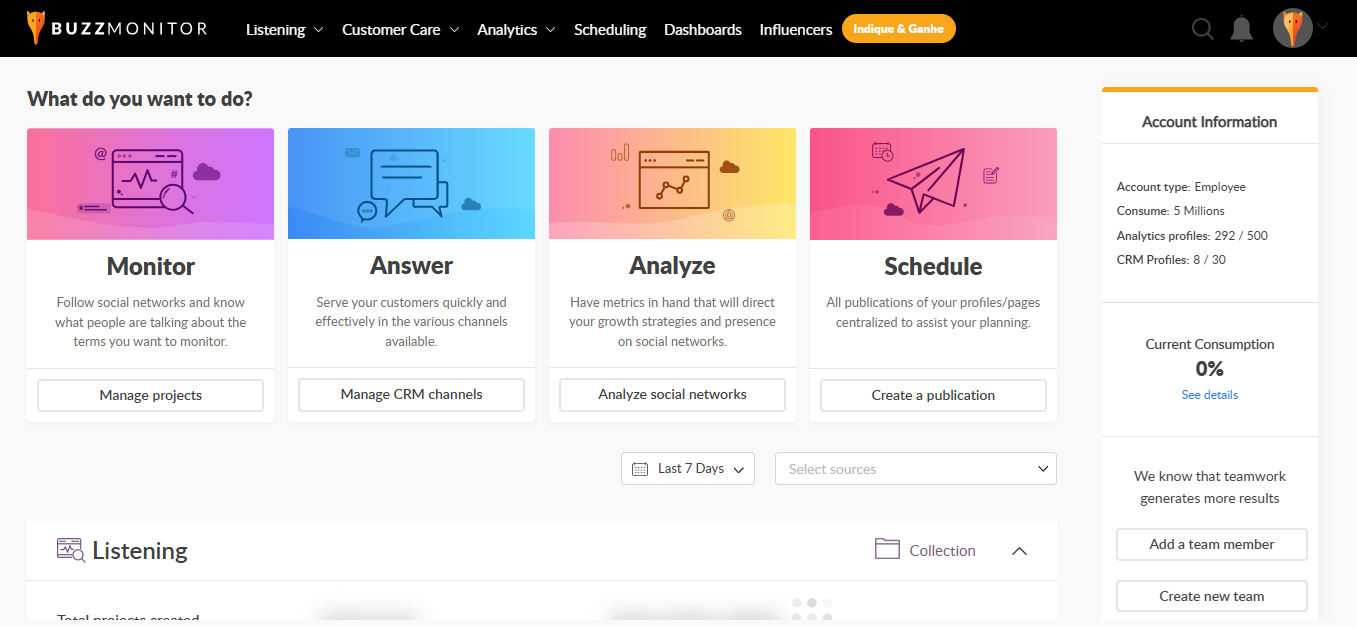 Buzzmonitor screenshot & Video