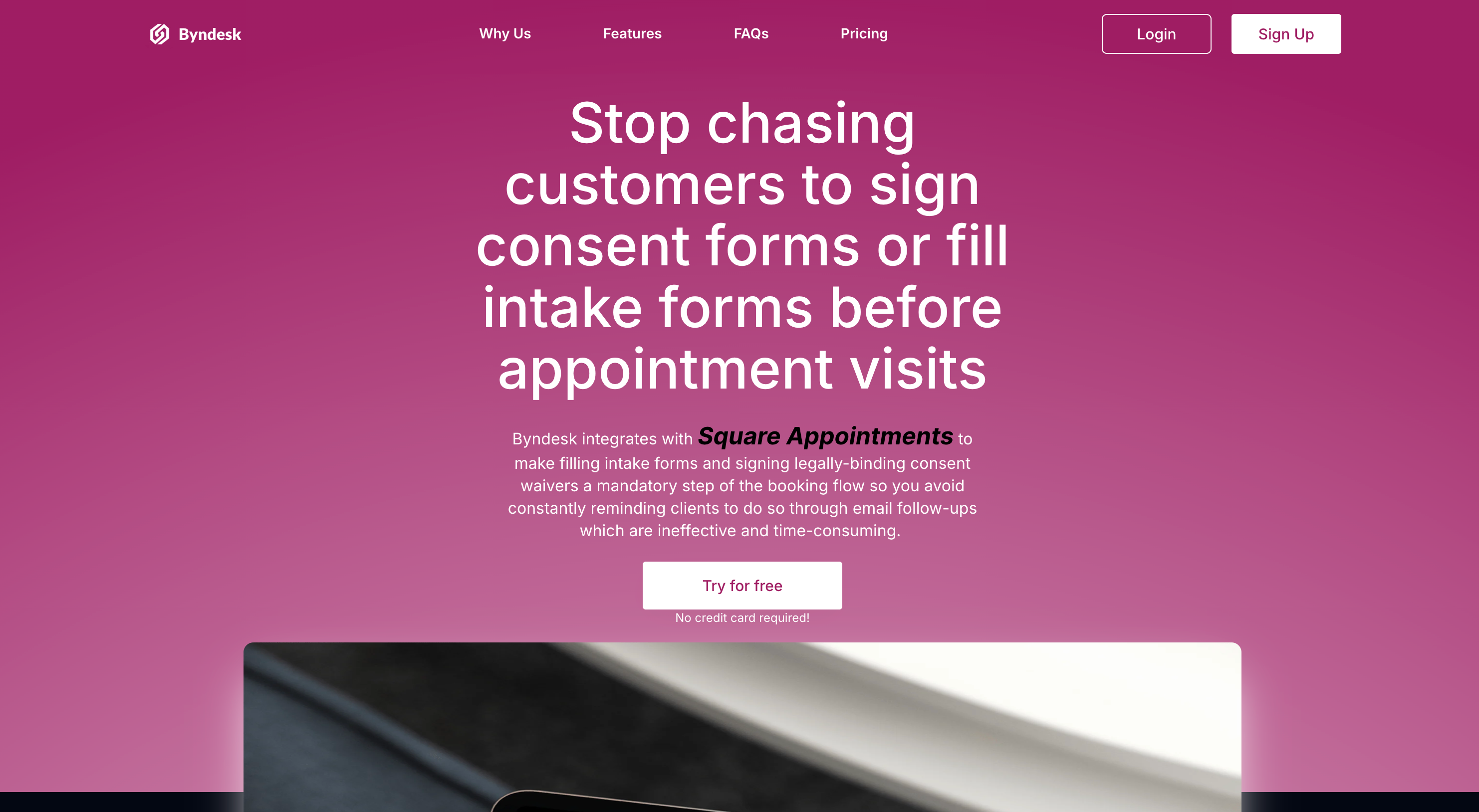 Byndesk Screenshot