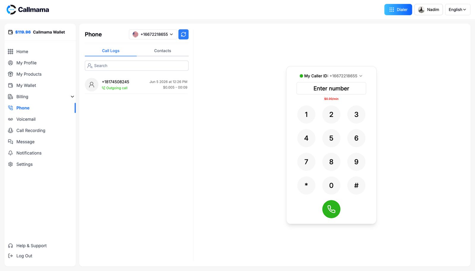 Callmama Screenshot