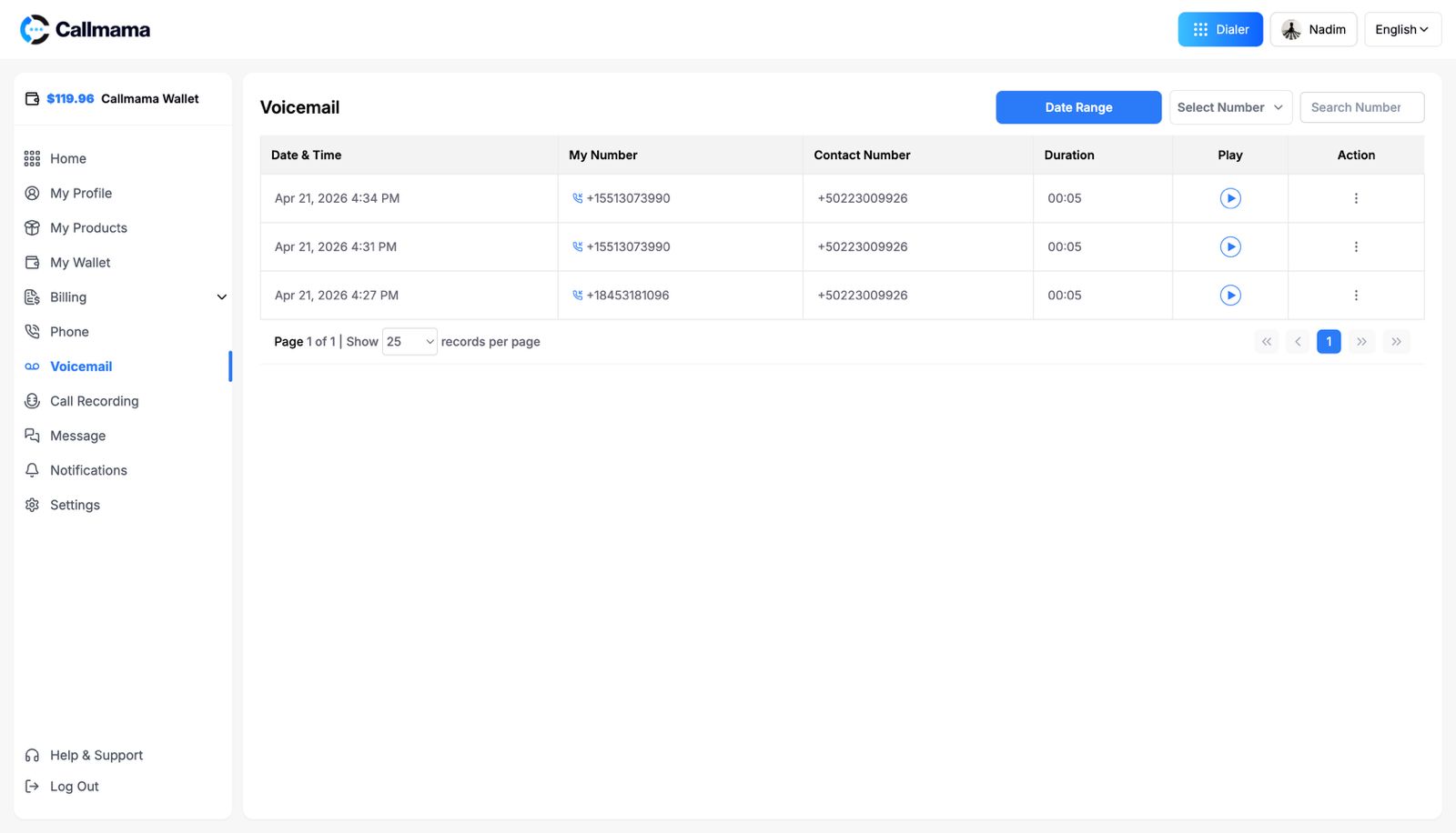 Callmama Screenshot
