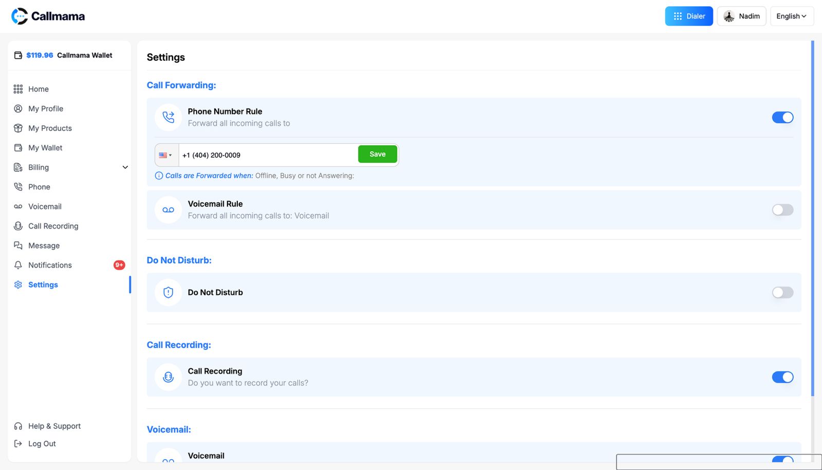 Callmama Screenshot
