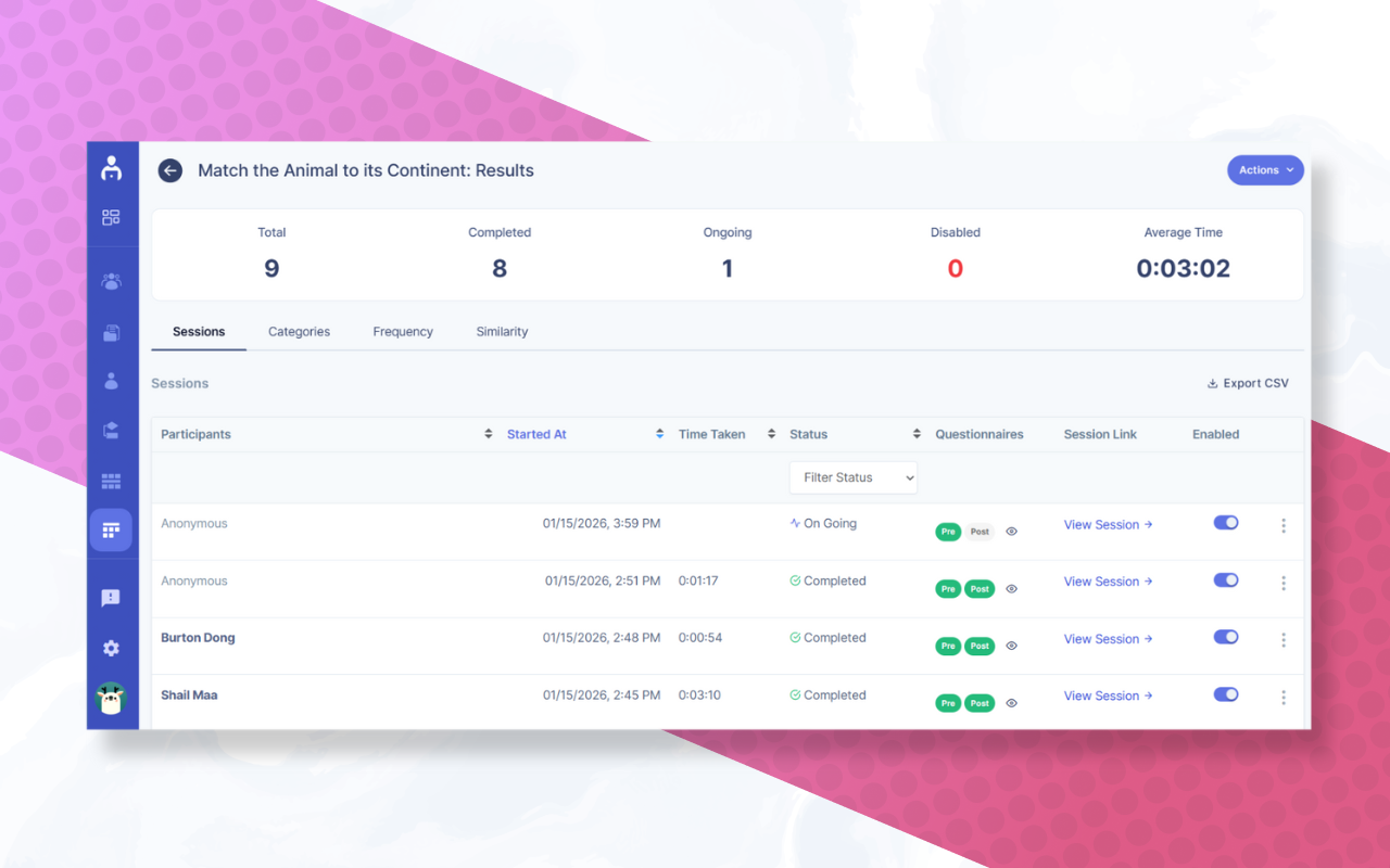 Card Sorts by UserBit Screenshot