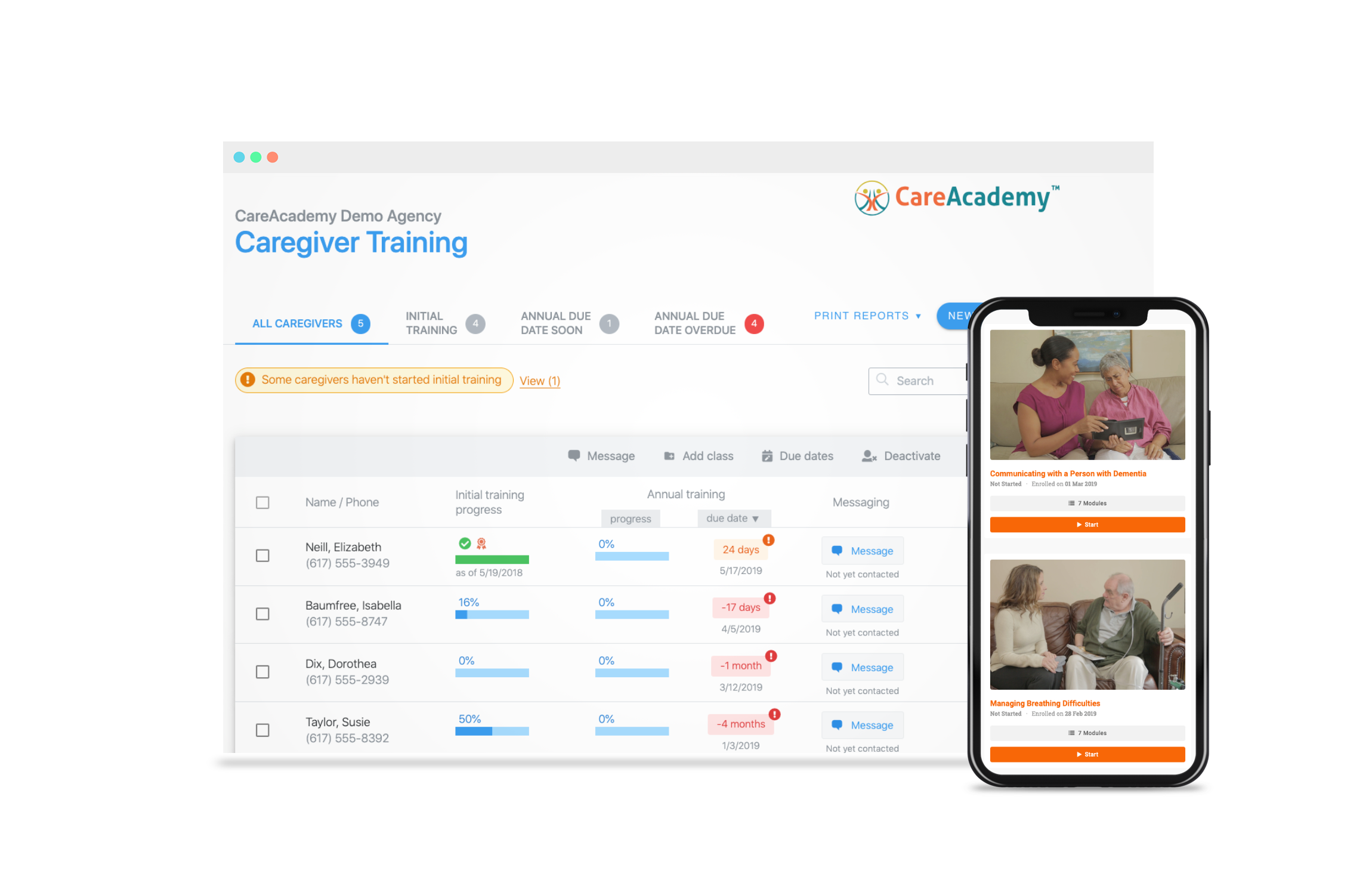 CareAcademy Screenshot