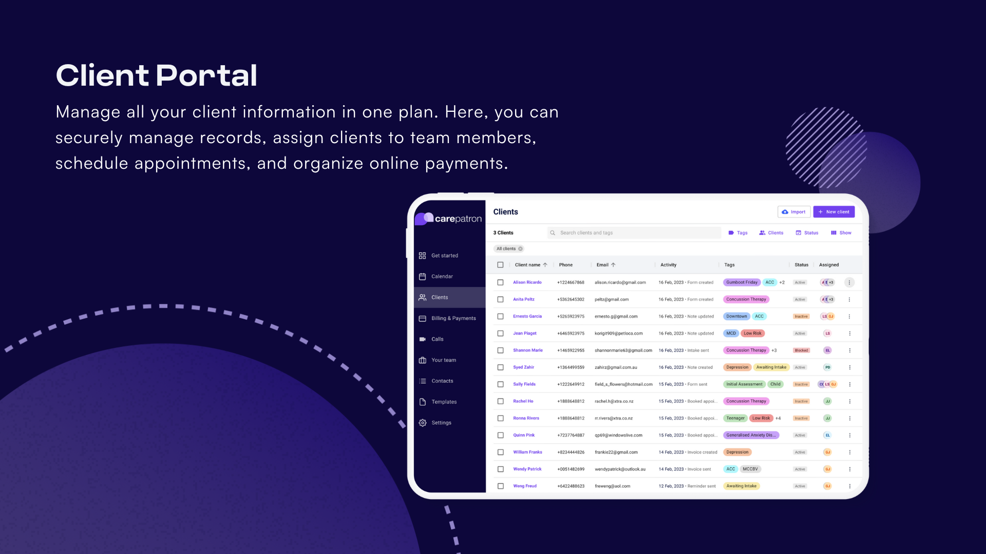 Carepatron screenshot & Video