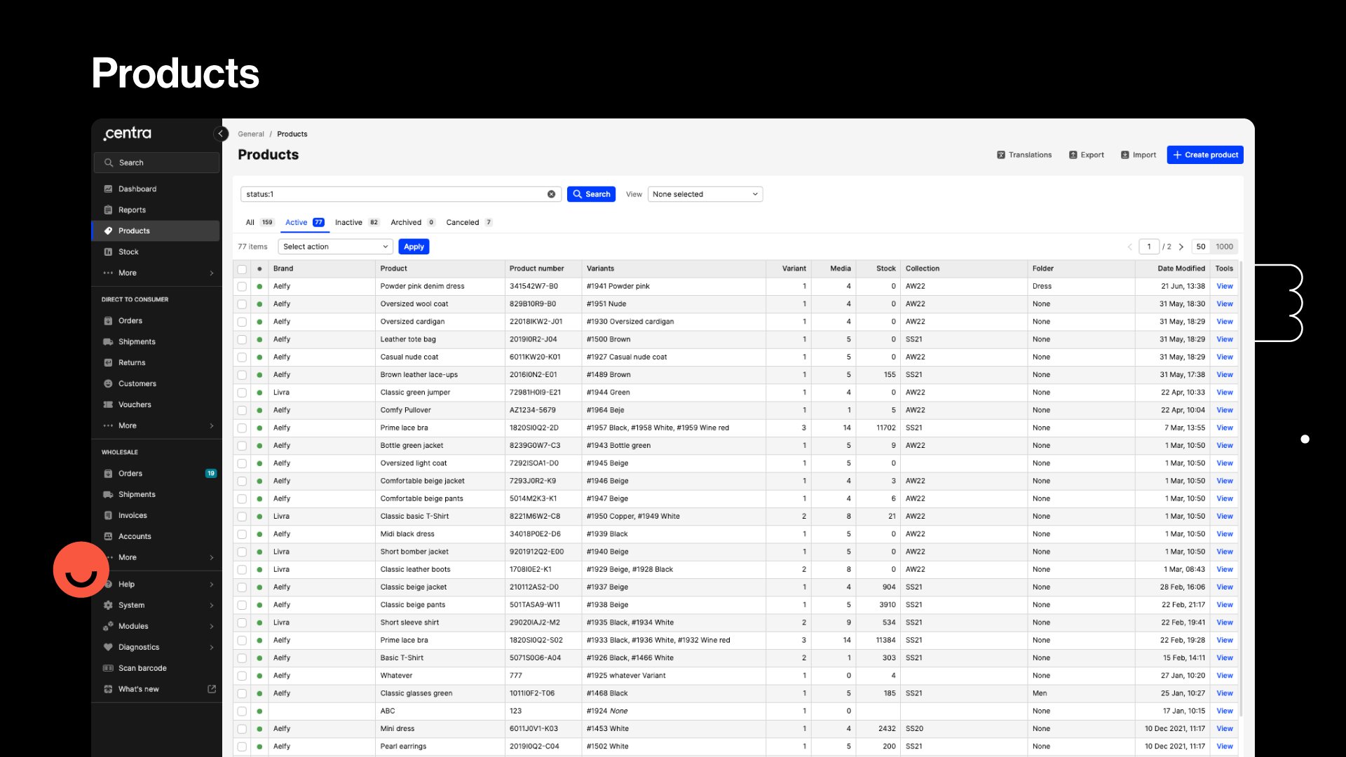 Centra screenshot & Video