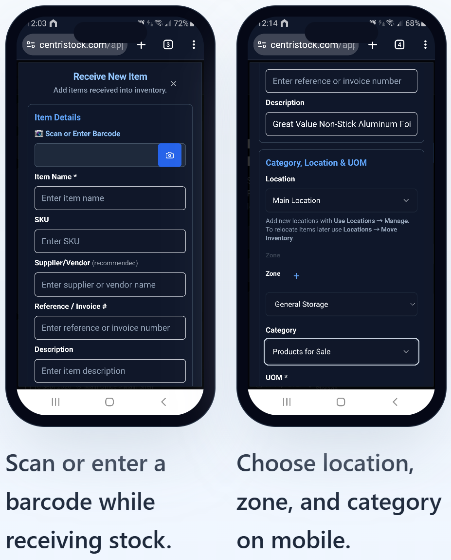 CentriStock Screenshot