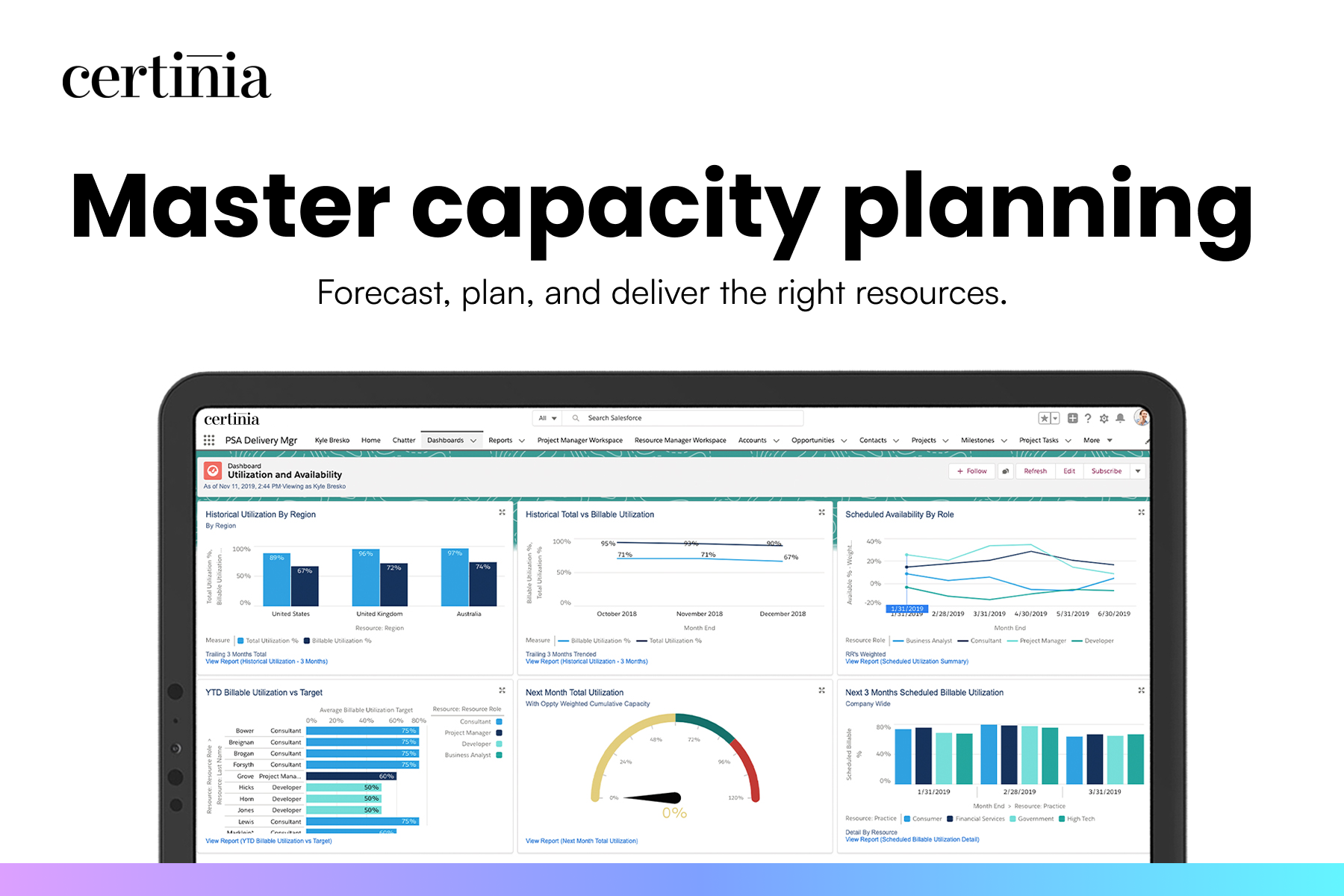 Certinia PS Cloud Screenshot