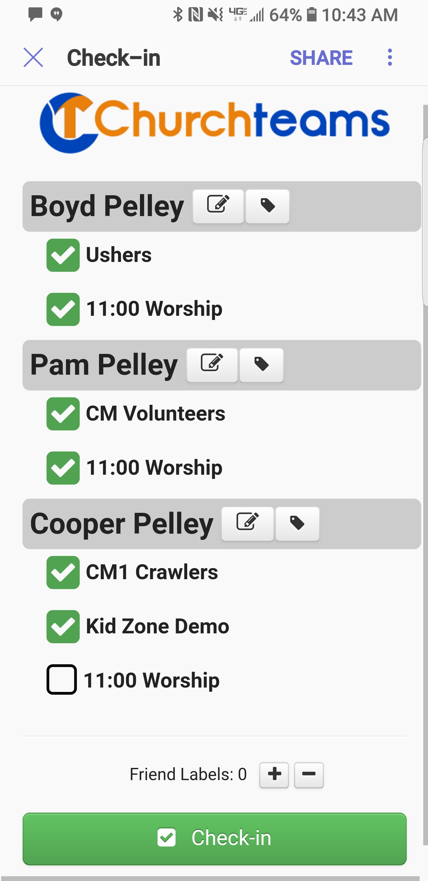 Churchteams Screenshot