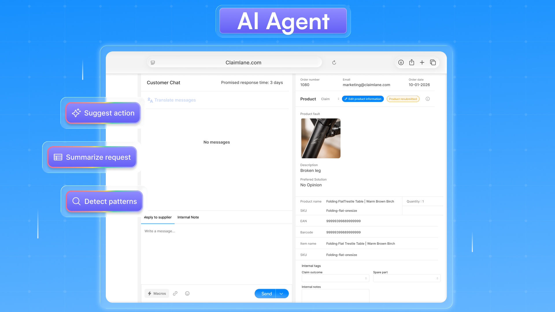 Claimlane Screenshot