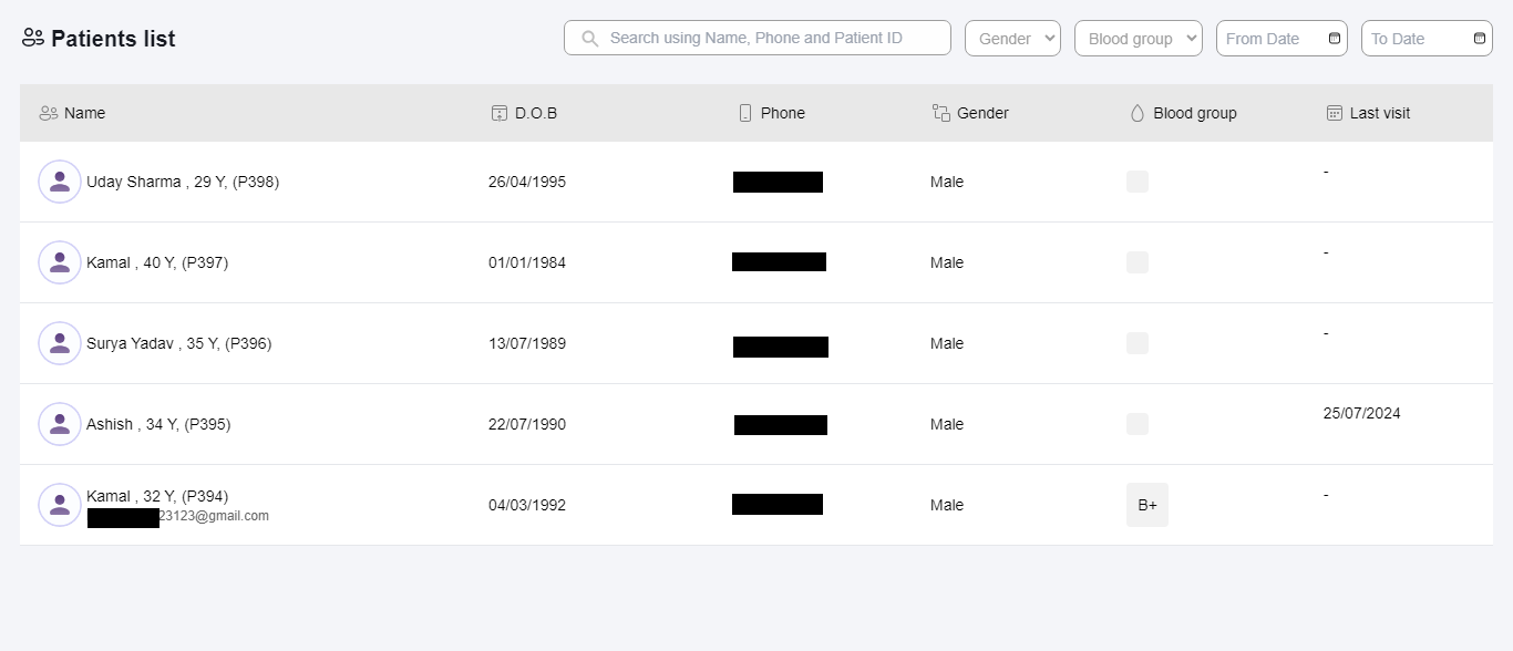 Clarity - Clinic Management Software Screenshot
