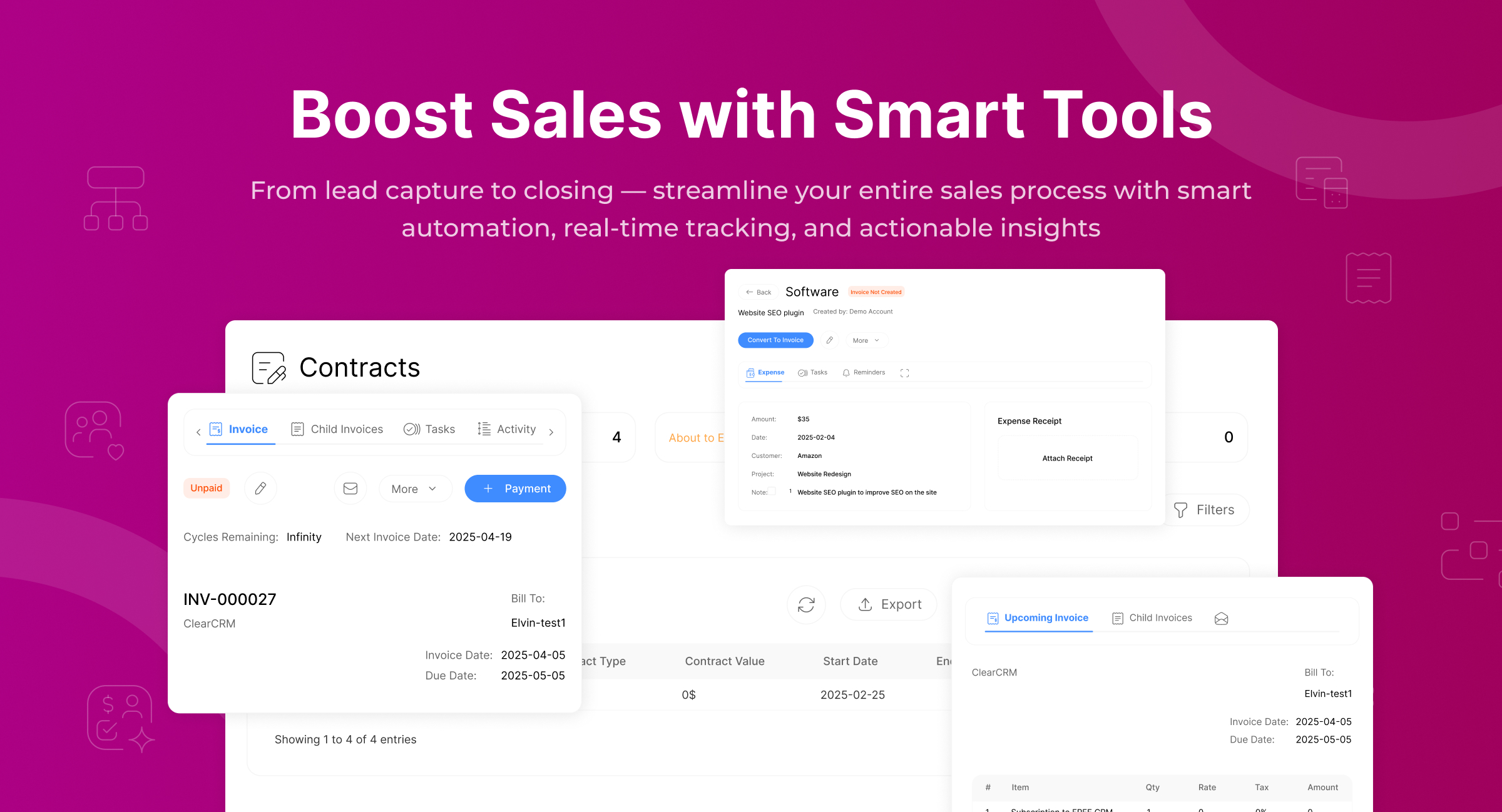 ClearCRM Screenshot