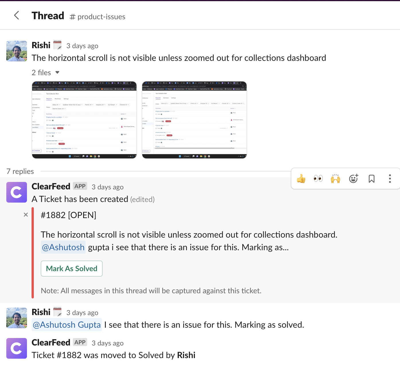 ClearFeed Screenshot