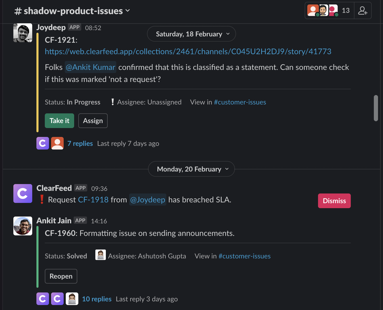 ClearFeed Screenshot