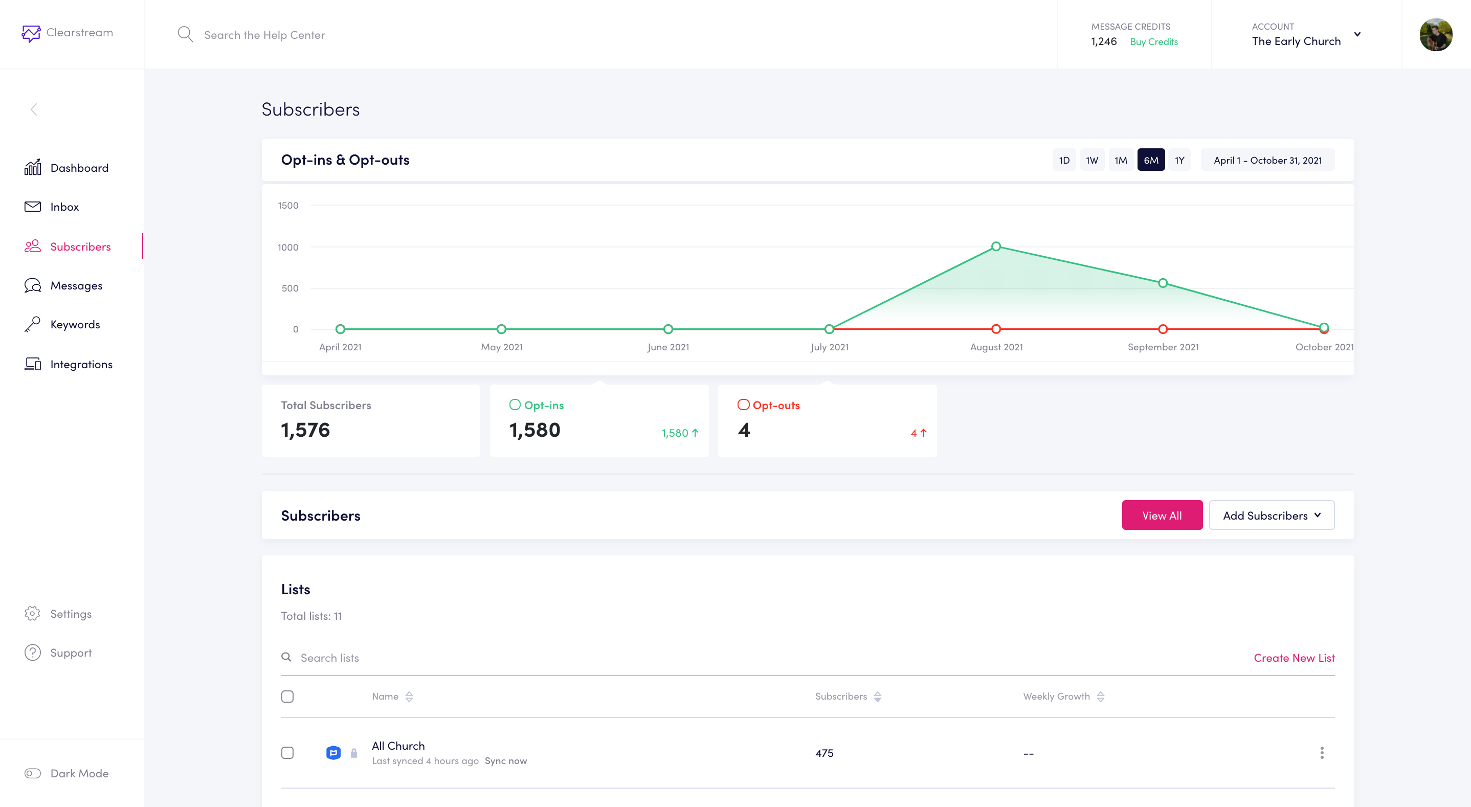 Clearstream screenshot & Video