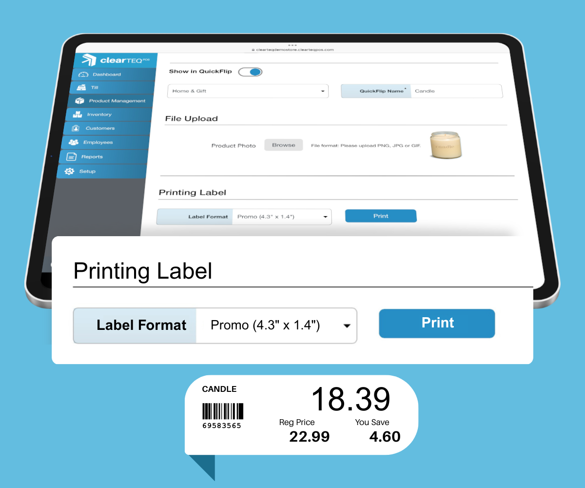 ClearTEQ POS Screenshot