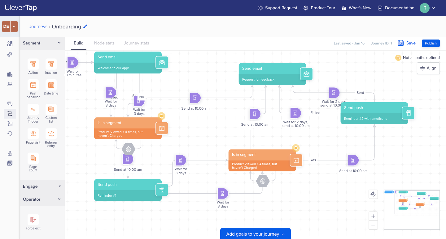 CleverTap Screenshot