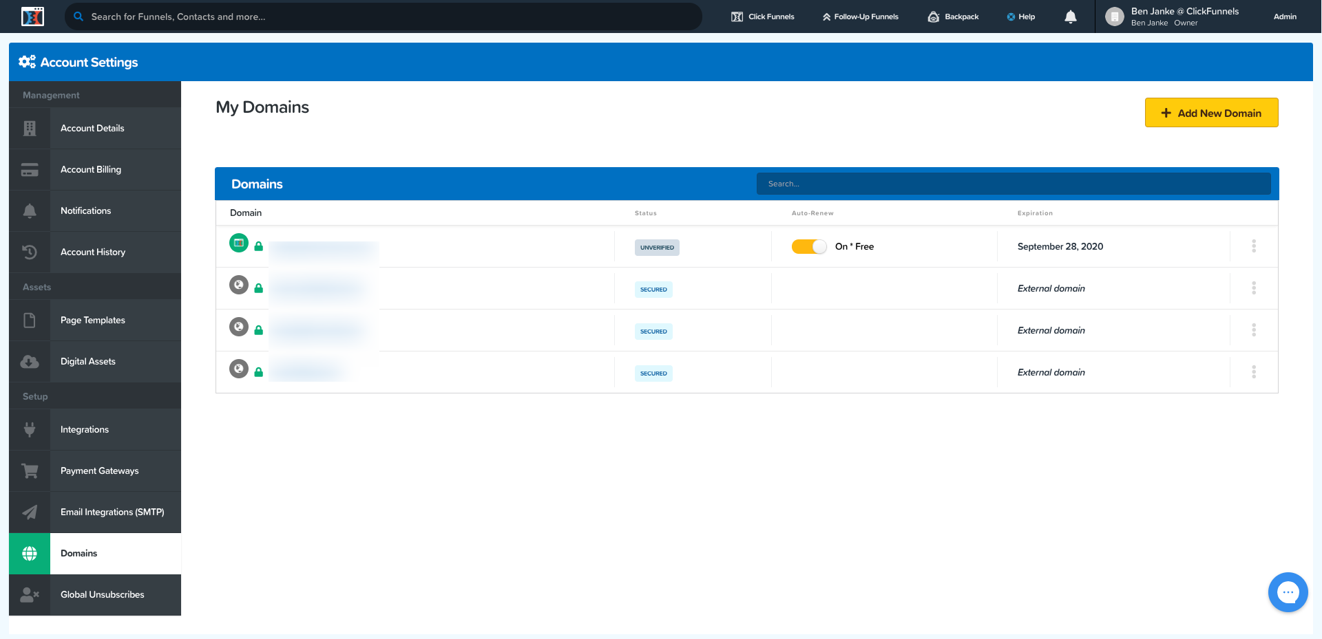 ClickFunnels Screenshot