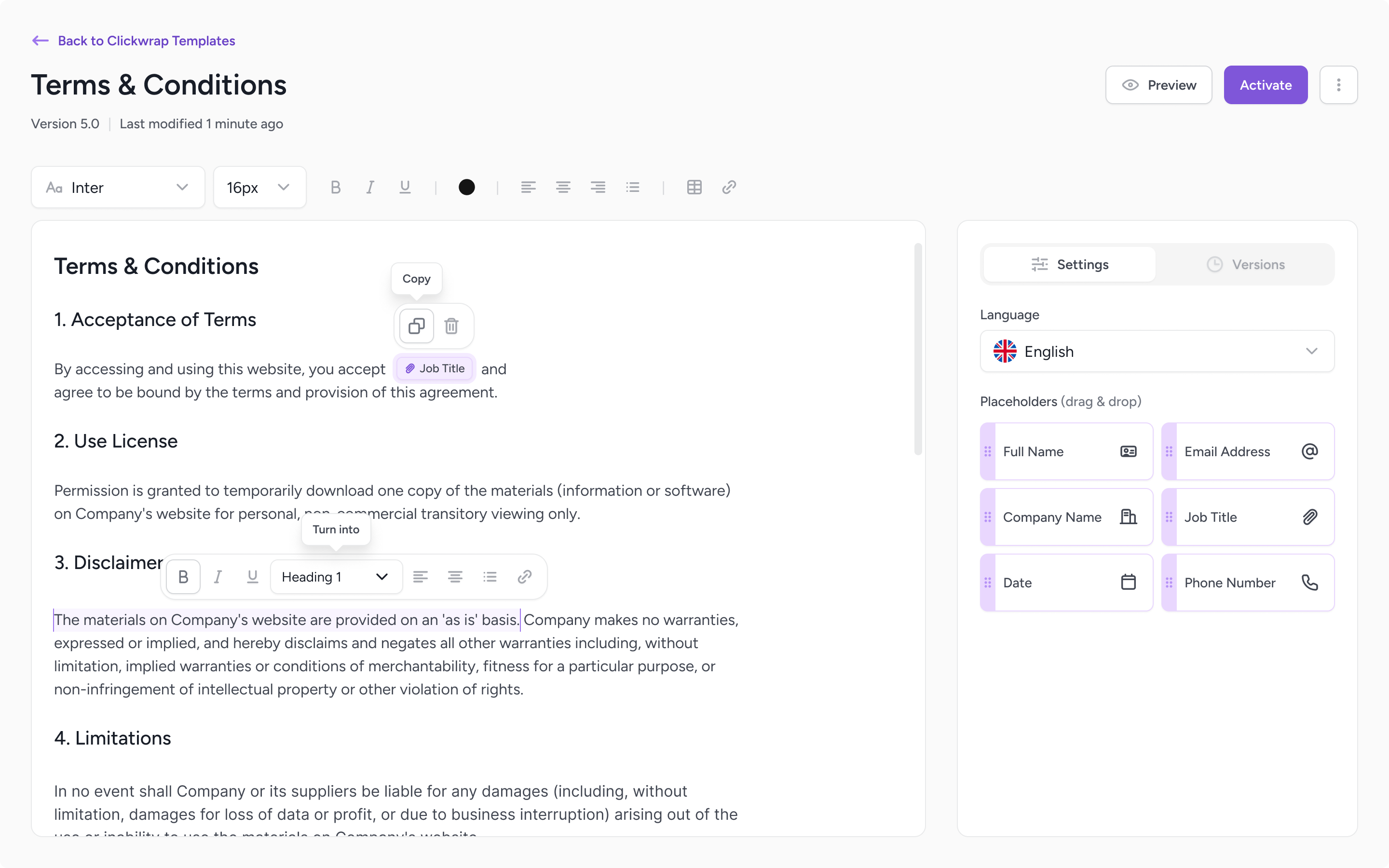 ClickTerm Screenshot