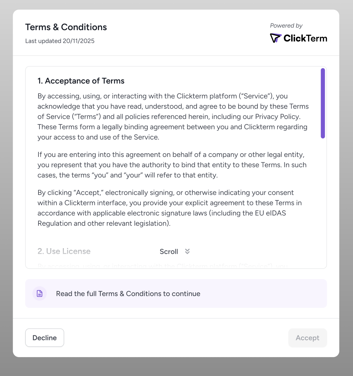 ClickTerm Screenshot