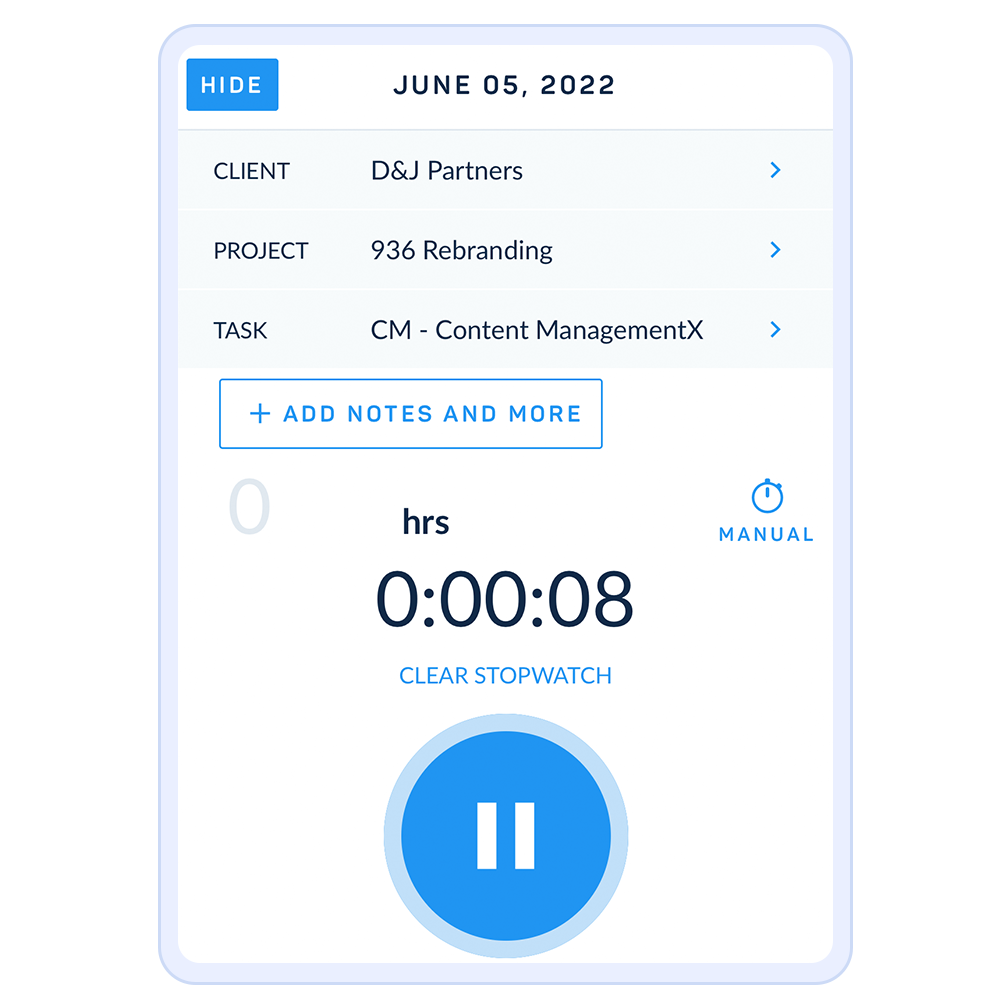 ClickTime Screenshot