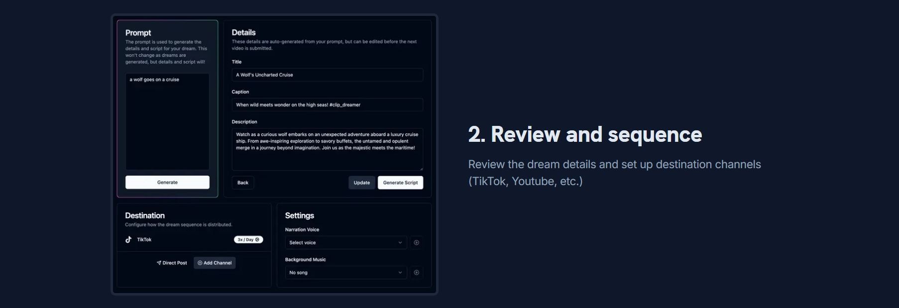 ClipDreamer screenshot & Video