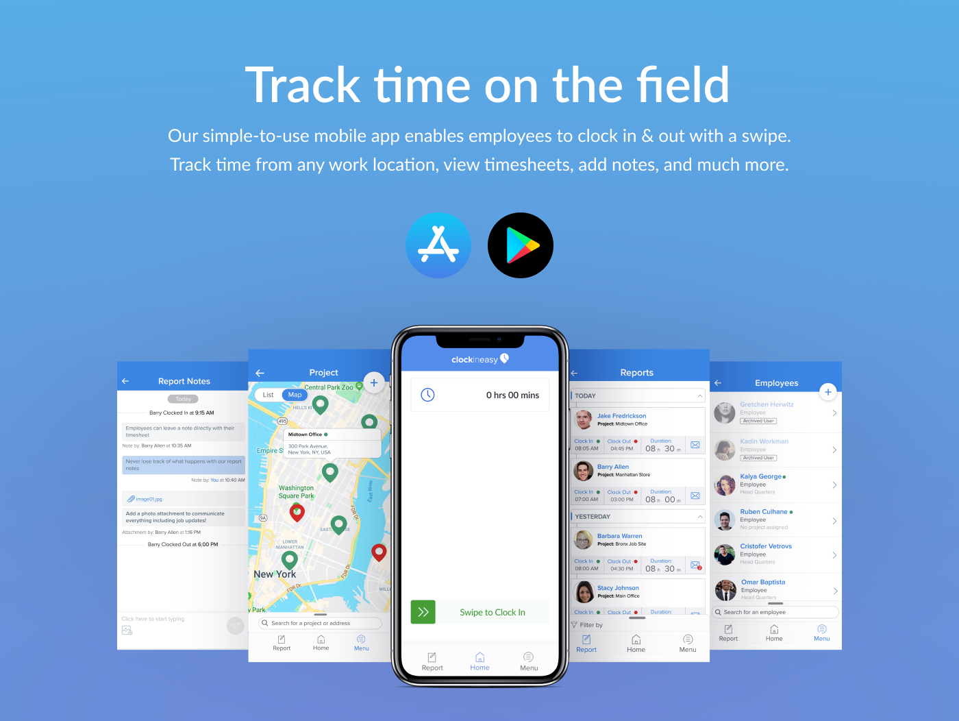 ClockInEasy screenshot & Video