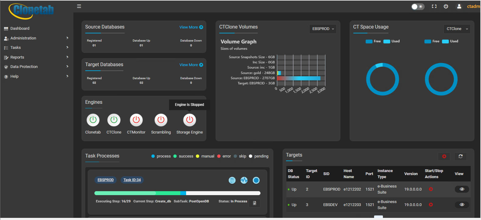 Clonetab Software Screenshot