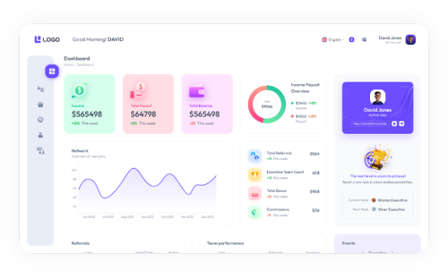 Cloud MLM Software Screenshot