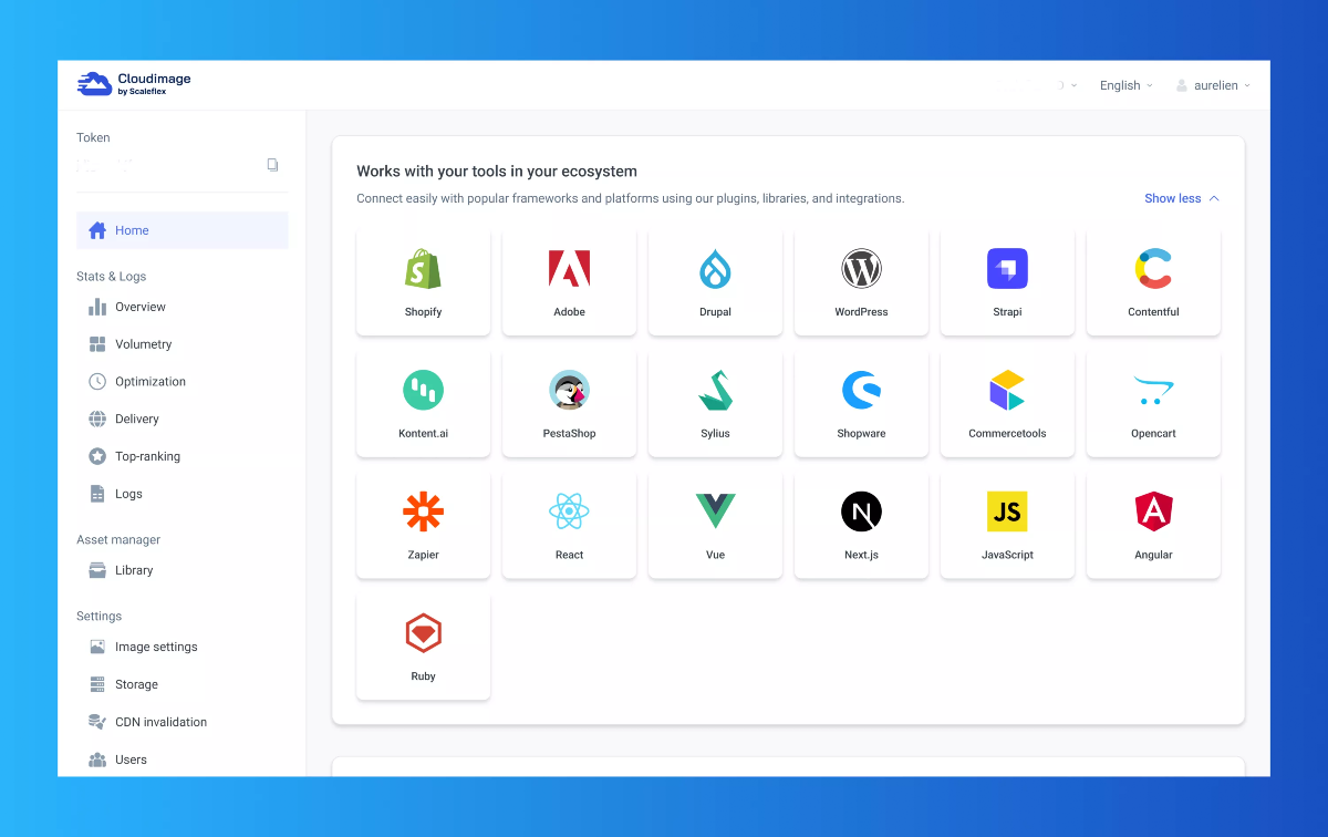 Cloudimage Screenshot