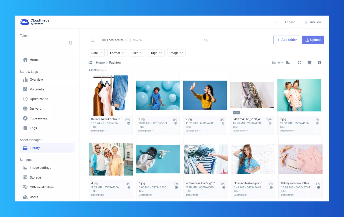 Cloudimage Screenshot