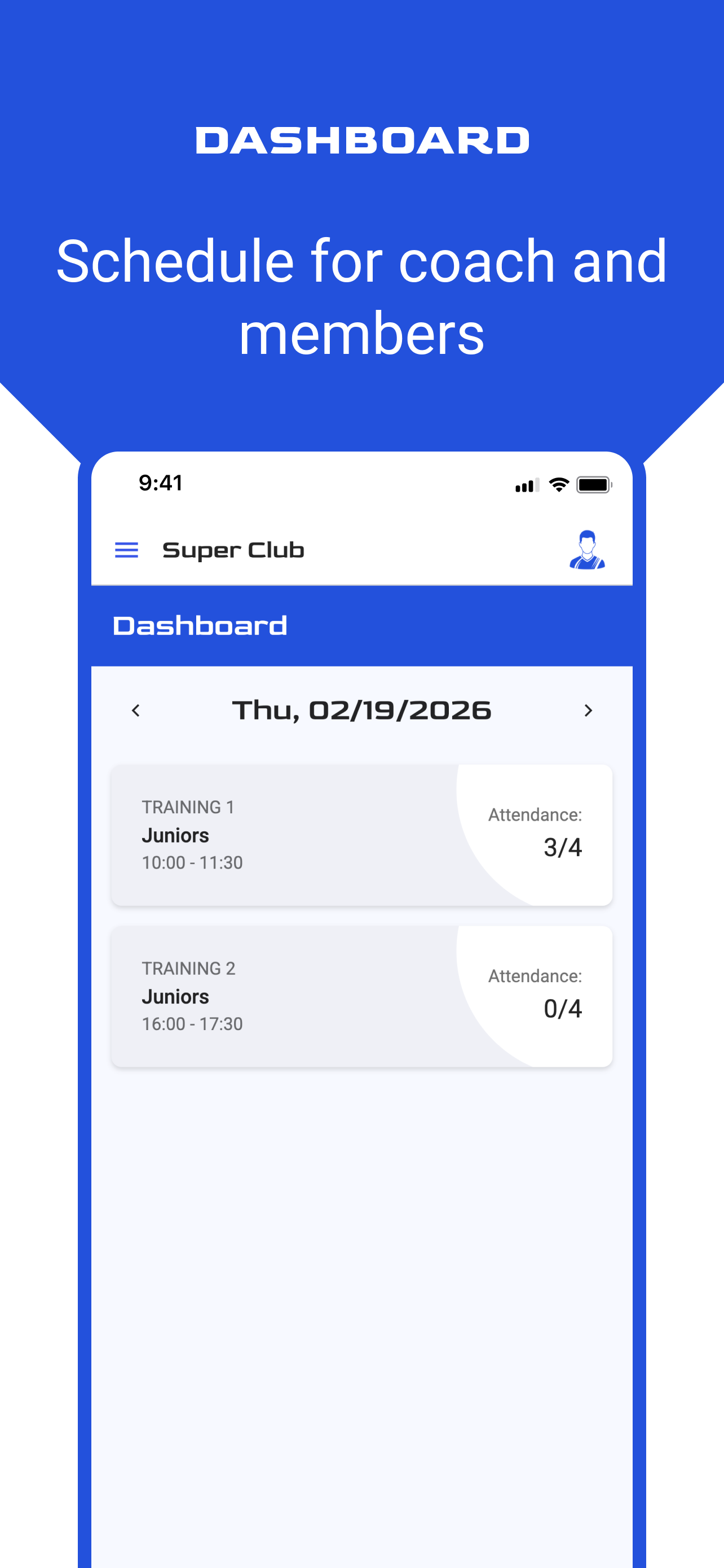 ClubMon Screenshot