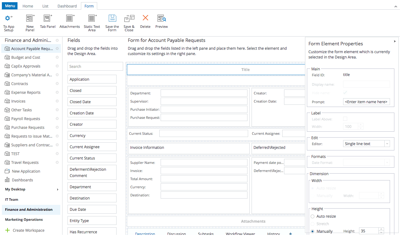 CMW Platform Screenshot