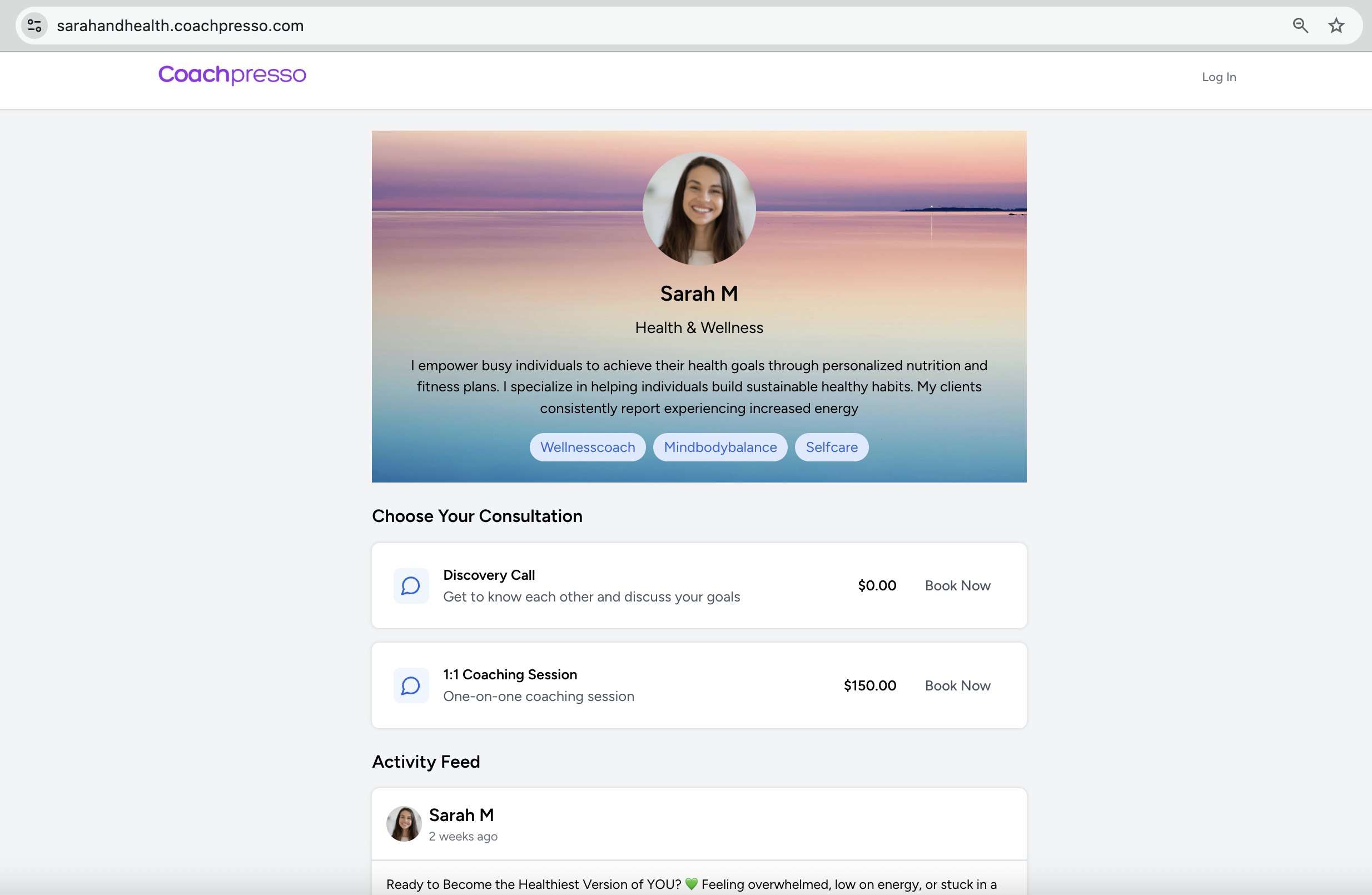 Coachpresso Screenshot