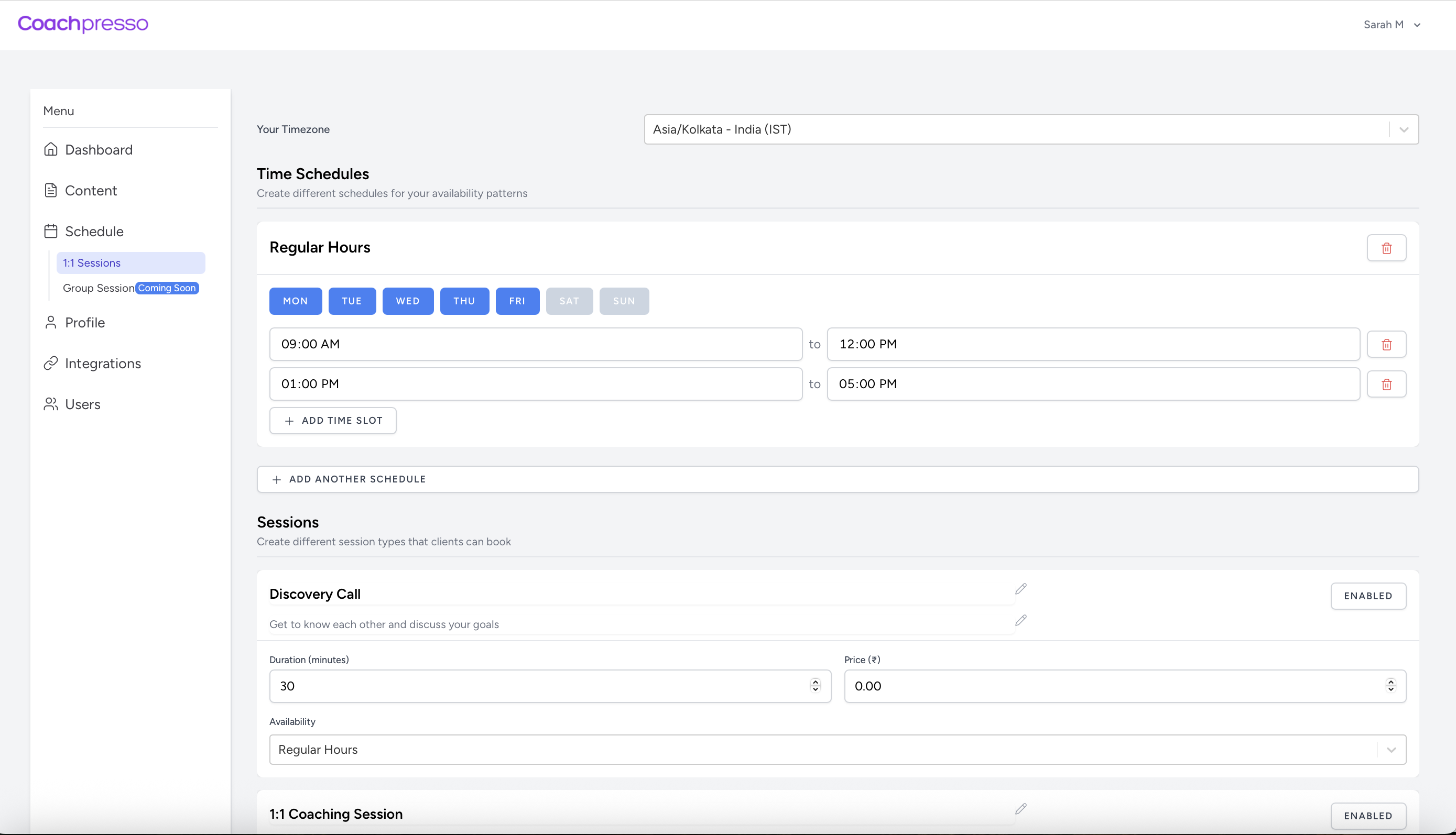 Coachpresso Screenshot