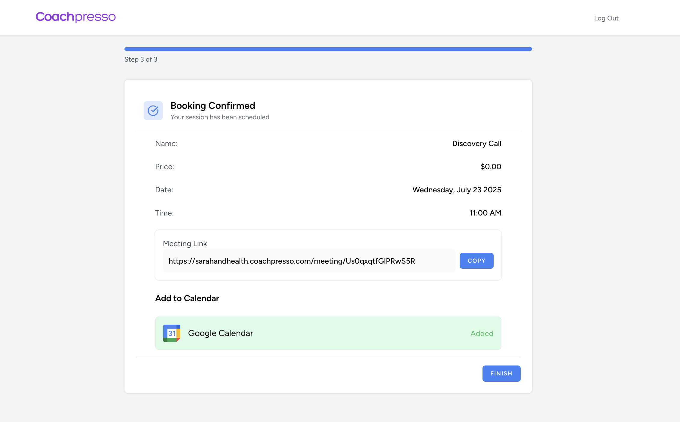 Coachpresso Screenshot
