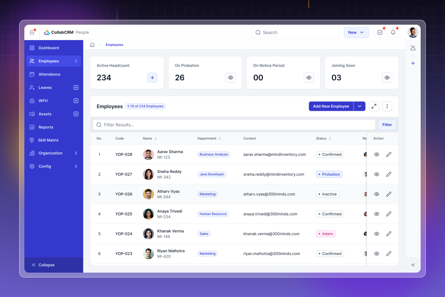 CollabCRM Screenshot