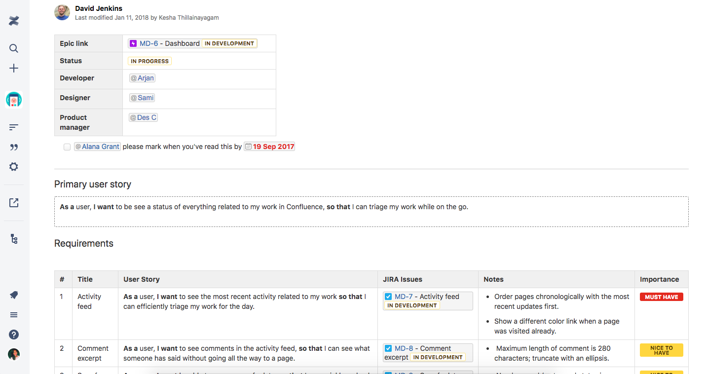 Confluence Screenshot