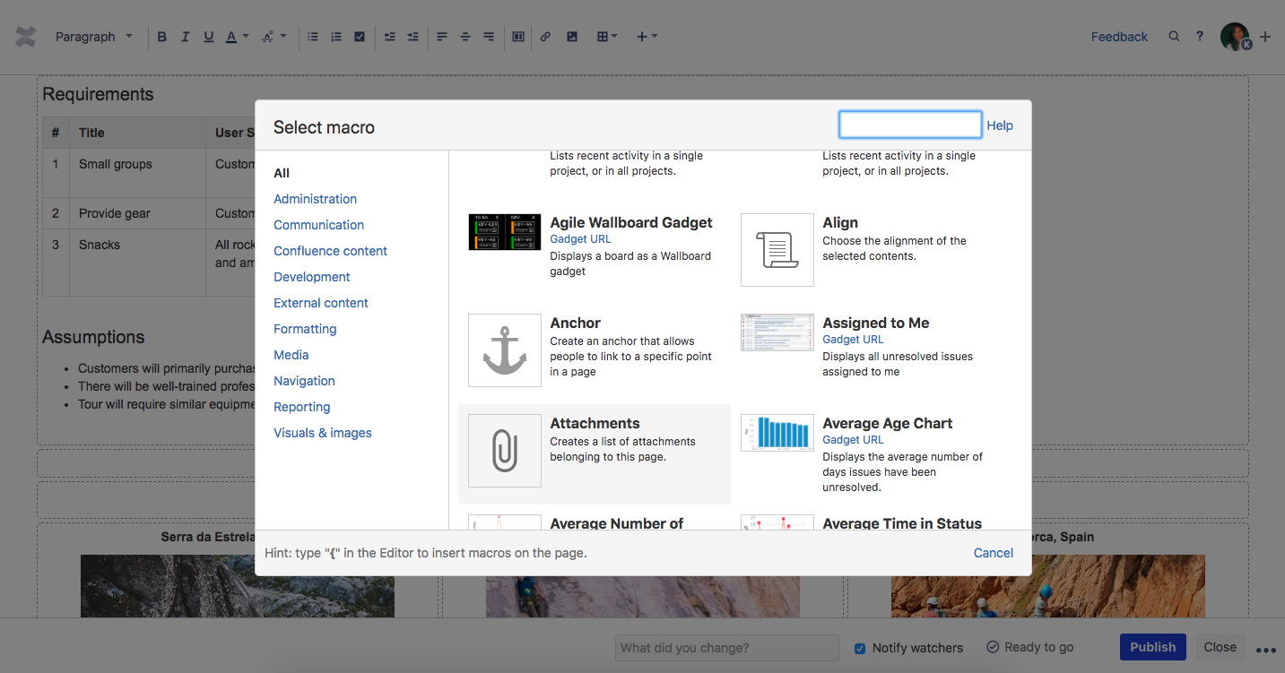 Confluence Screenshot